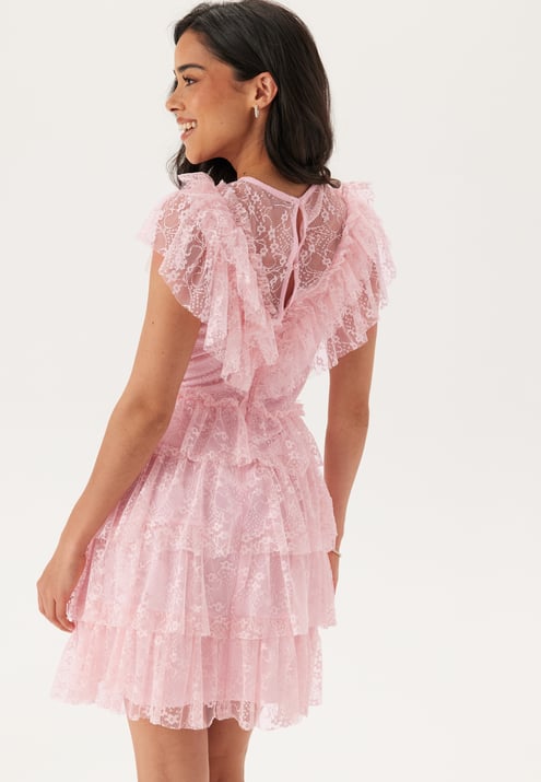 Bubbleroom Occasion Lace Frill Short Dress