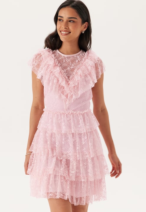Bubbleroom Occasion Lace Frill Short Dress