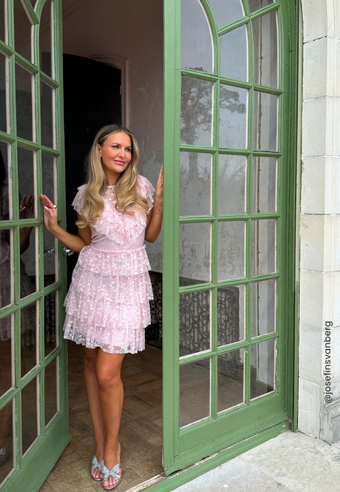 Bubbleroom Occasion Lace Frill Short Dress
