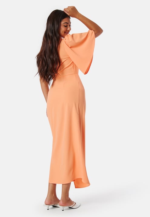 Bubbleroom Occasion Ruched One Shoulder Midi Dress