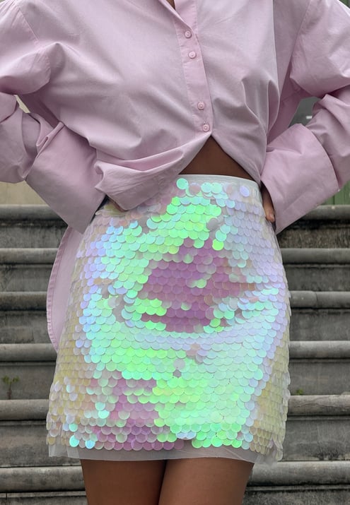 Bubbleroom Occasion Sequin Mini Skirt