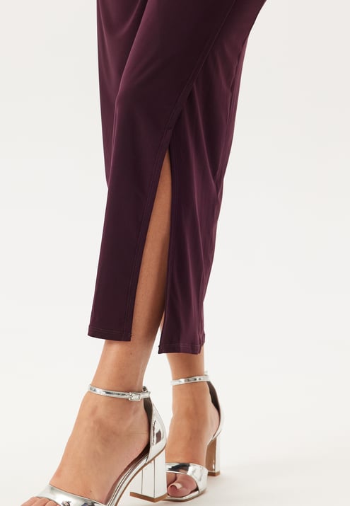 Bubbleroom Occasion Soft Ruched One Shoulder Midi Dress