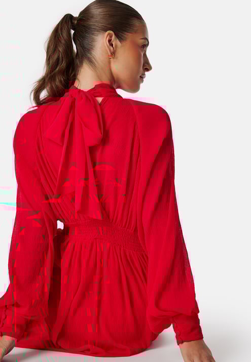 Bubbleroom Occasion Structured Bow Midi Dress