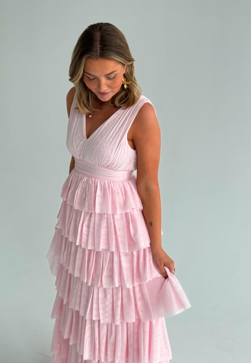 Bubbleroom Occasion Tulle Frill Gown