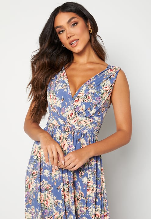 Bubbleroom Occasion Draped Soft Midi Dress