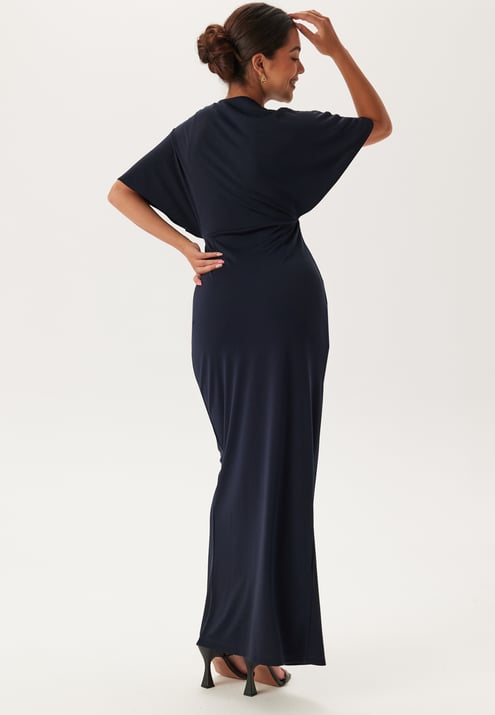 Bubbleroom Occasion Wrap Slit Maxi Dress