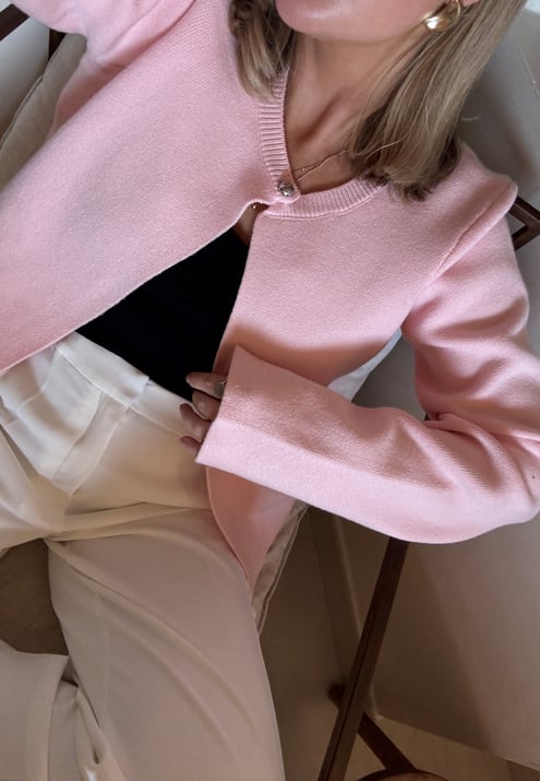 BUBBLEROOM One Button Cardigan
