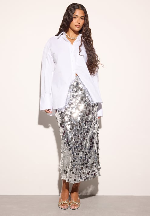BUBBLEROOM Oversized Cotton Shirt