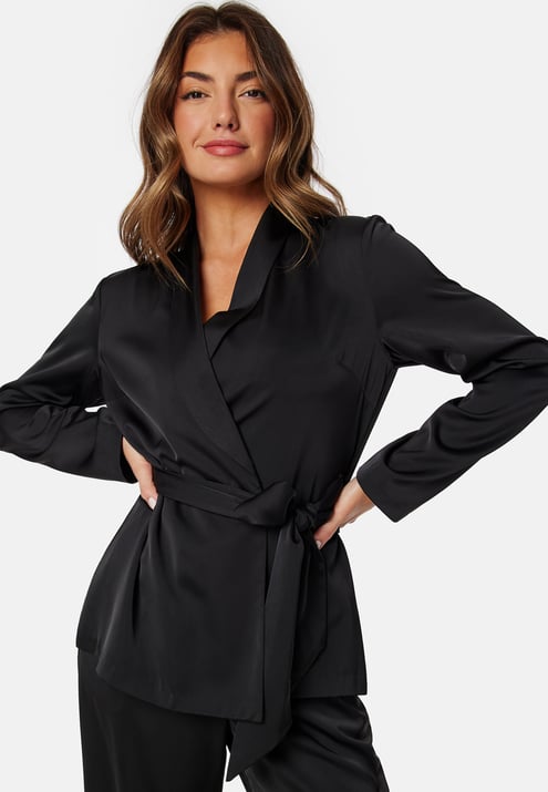 BUBBLEROOM Pilar Soft Satin  Blazer