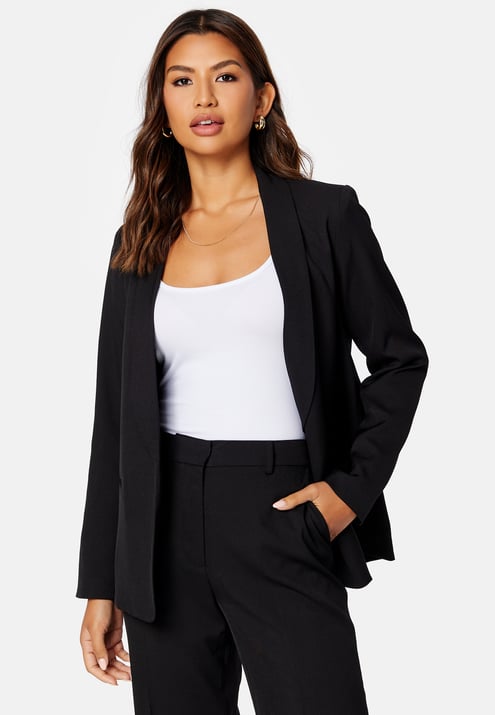 BUBBLEROOM Shawl Collar Regular L/S Blazer