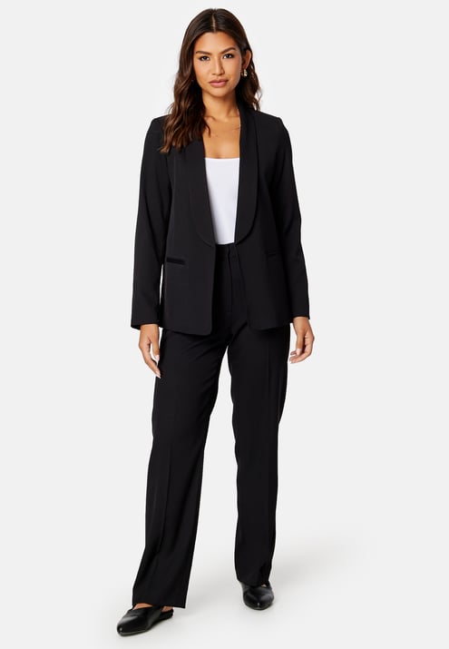 BUBBLEROOM Shawl Collar Regular L/S Blazer