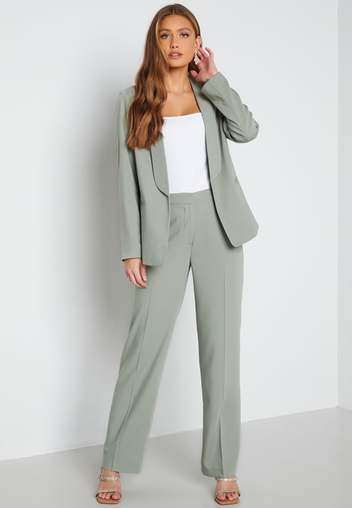 BUBBLEROOM Shawl Collar Regular L/S Blazer
