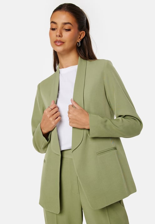 BUBBLEROOM Shawl Collar Regular L/S Blazer