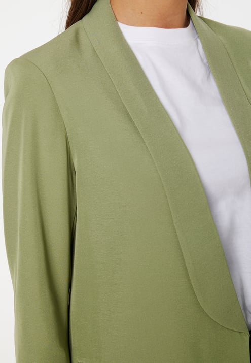 BUBBLEROOM Shawl Collar Regular L/S Blazer