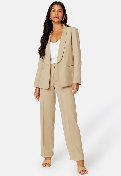 BUBBLEROOM Shawl Collar Regular L/S Blazer