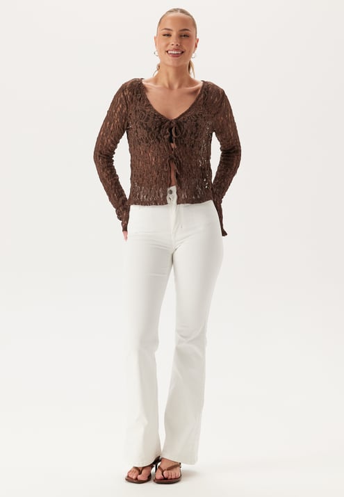 BUBBLEROOM Reversible Lace Cardigan