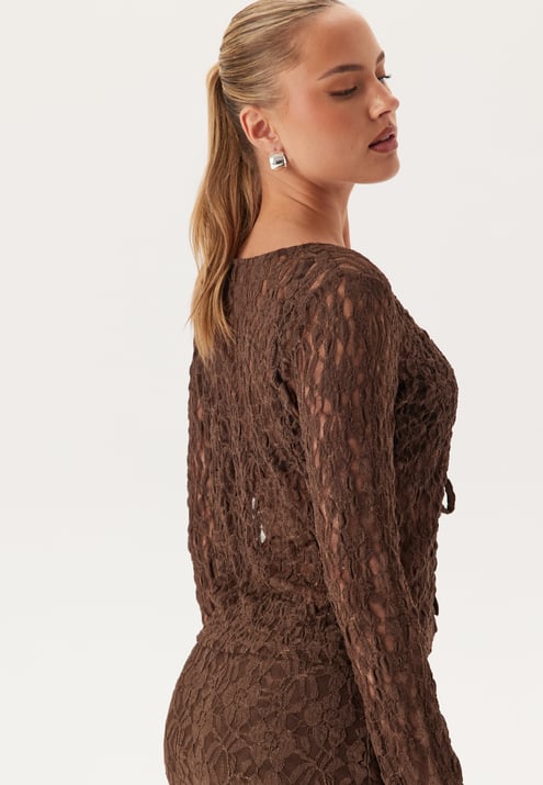 BUBBLEROOM Reversible Lace Cardigan