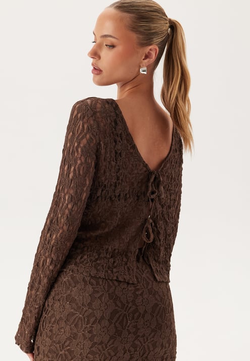 BUBBLEROOM Reversible Lace Cardigan