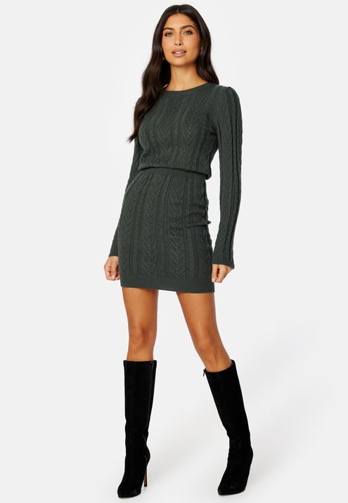 BUBBLEROOM Rishi knitted dress