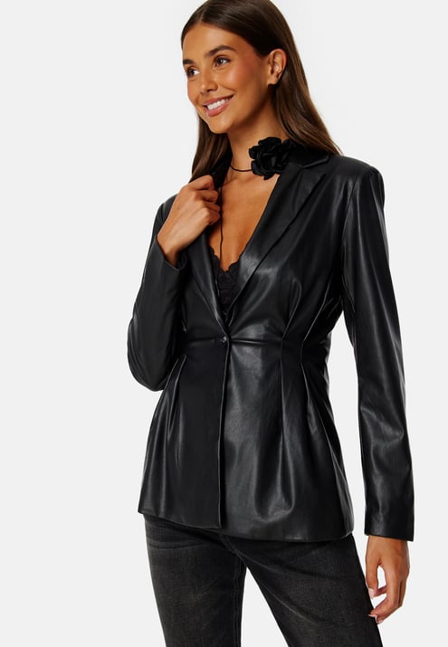 BUBBLEROOM Sebrina PU blazer