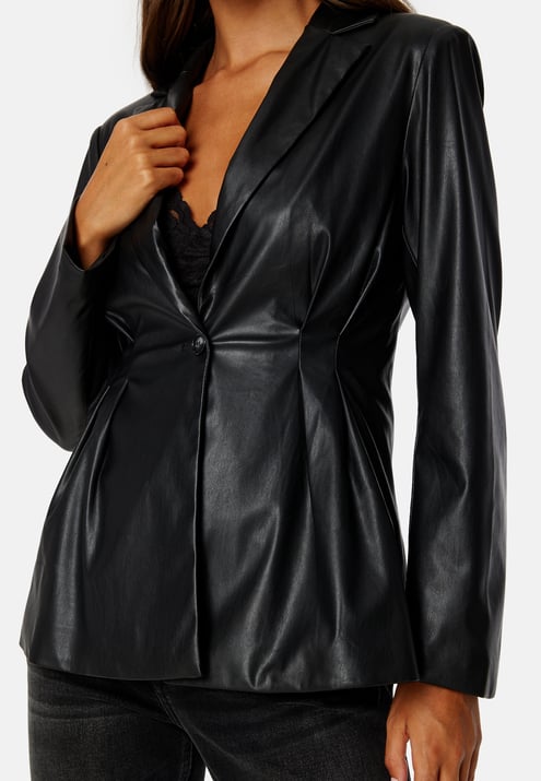 BUBBLEROOM Sebrina PU blazer