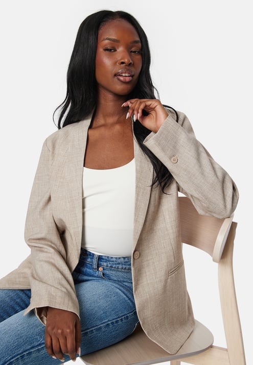 BUBBLEROOM Melange L/S Blazer