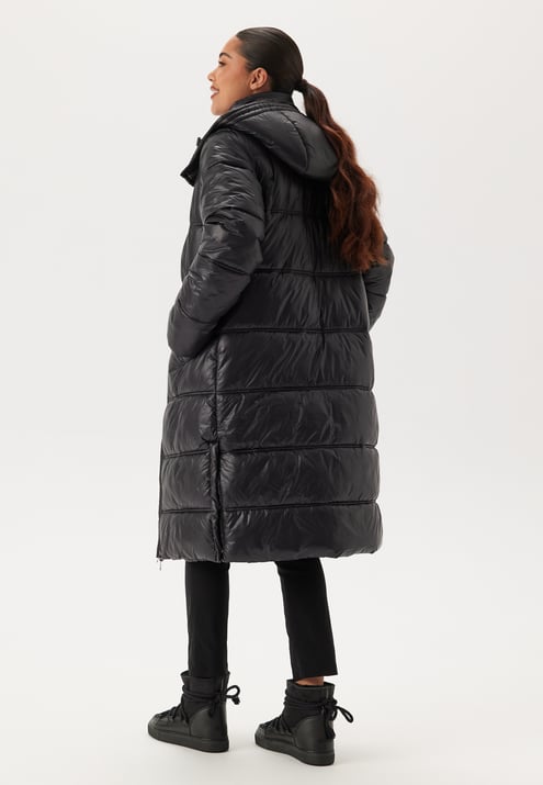 BUBBLEROOM Semi Shiny Long Padded Jacket