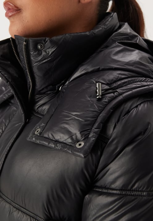 BUBBLEROOM Semi Shiny Long Padded Jacket