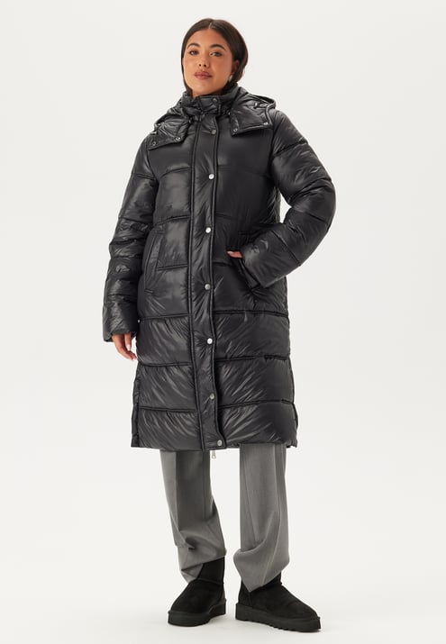 BUBBLEROOM Semi Shiny Long Padded Jacket