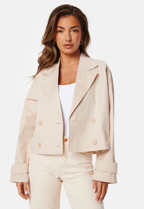 BUBBLEROOM Short Trench Coat
