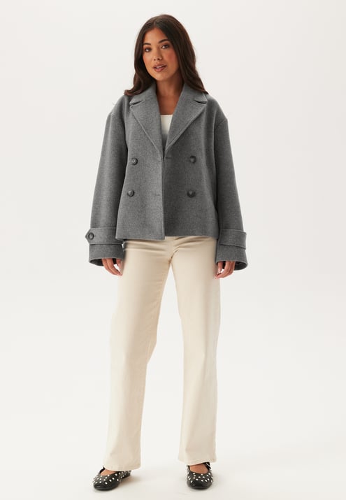 BUBBLEROOM Short Wool Blend Jacket