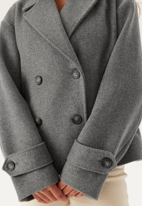 BUBBLEROOM Short Wool Blend Jacket