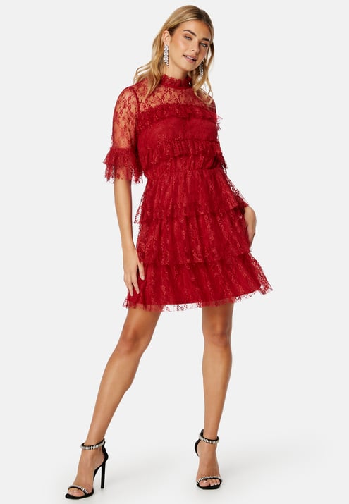 BUBBLEROOM Frill Lace Dress