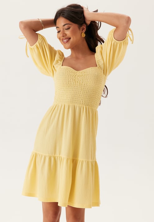 BUBBLEROOM Smock Short Dress