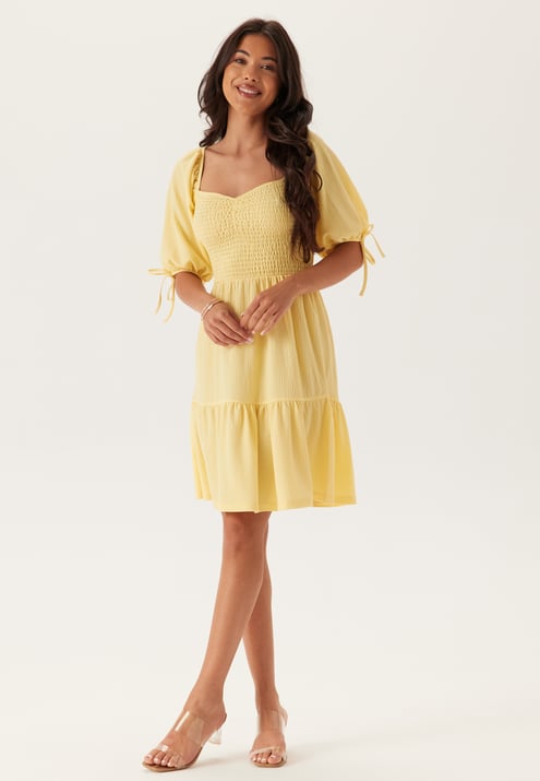 BUBBLEROOM Smock Short Dress