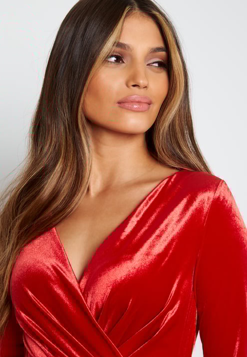 BUBBLEROOM Snapshot Drape Dress