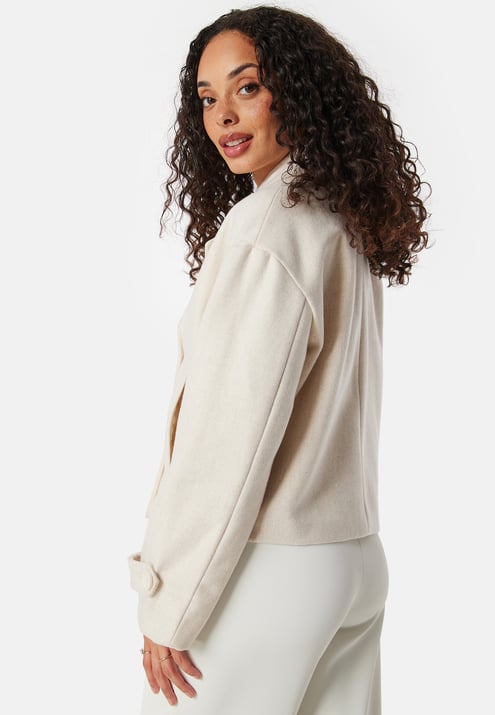 BUBBLEROOM Sophie Short Wool Blend Coat