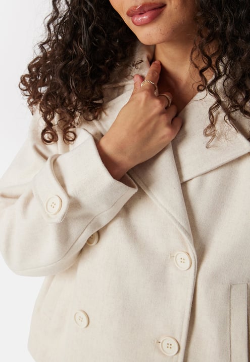 BUBBLEROOM Sophie Short Wool Blend Coat