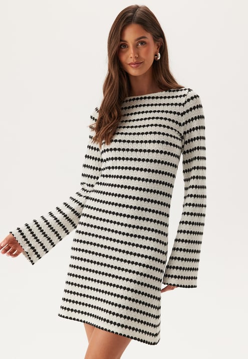 BUBBLEROOM Striped Short Dress