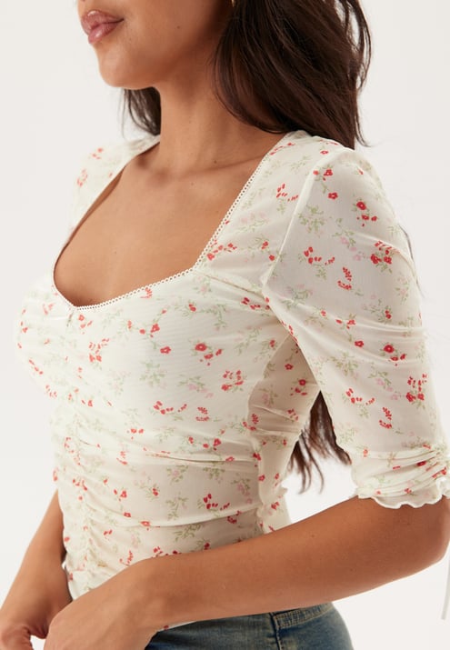 BUBBLEROOM Sweetheart Mesh Top