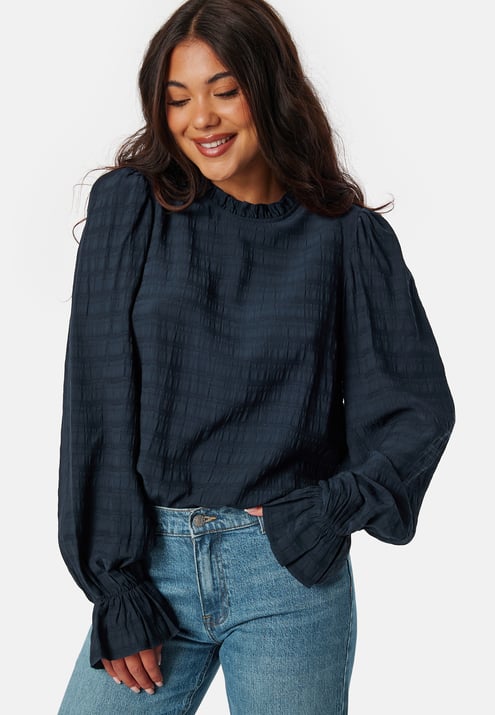 BUBBLEROOM Viscose Frill Blouse