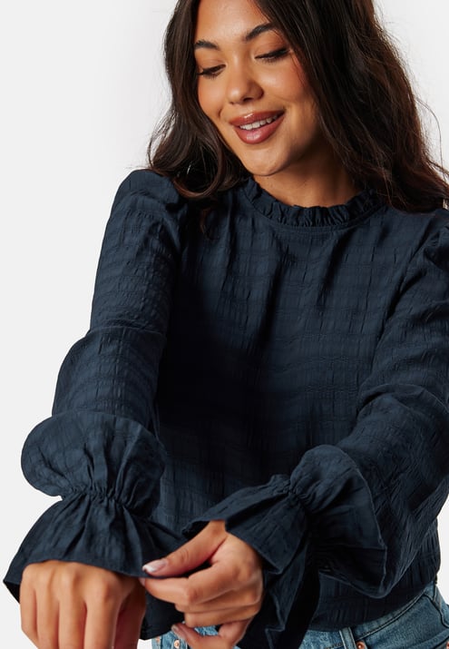 BUBBLEROOM Viscose Frill Blouse
