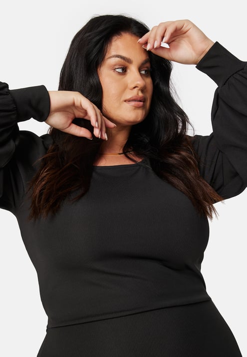 BUBBLEROOM Gry Balloon Sleeve Dress