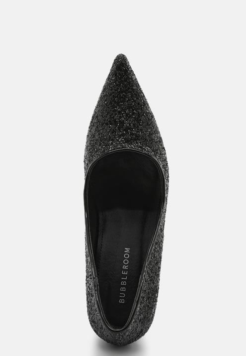 BUBBLEROOM Trinny Glitter Pumps