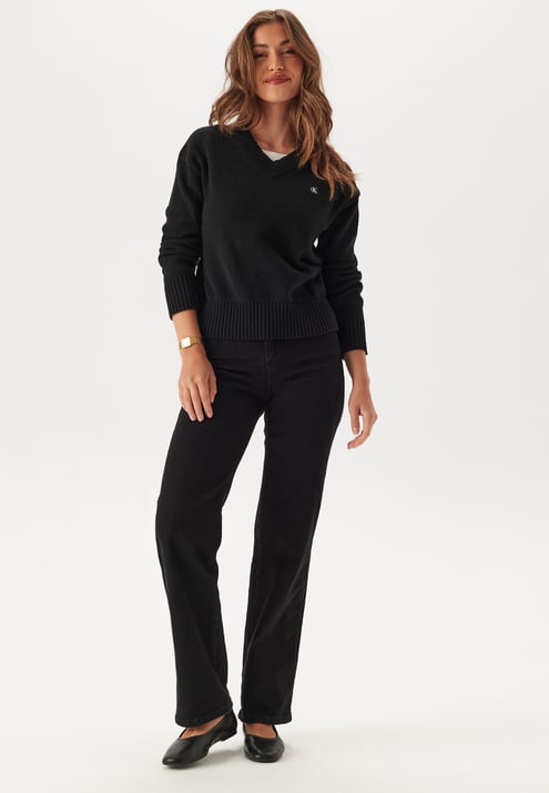 Calvin Klein Jeans Ck Embro Badge V-neck Sweater