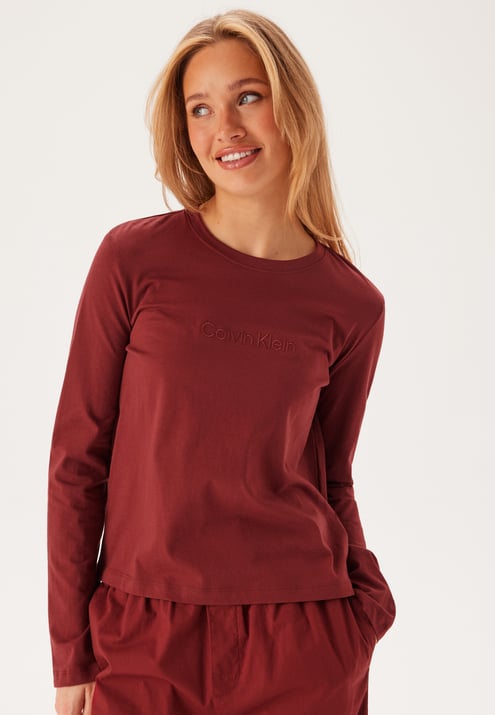 Calvin Klein L/S SLEEP SET (COTTON TEE/PANT)