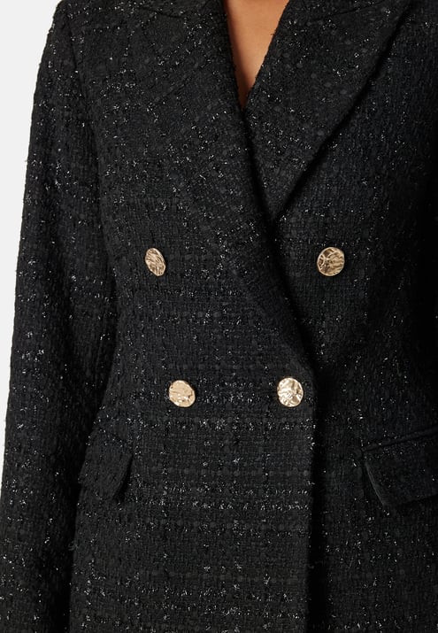 Chiara Forthi Double Breasted Bouclé Blazer