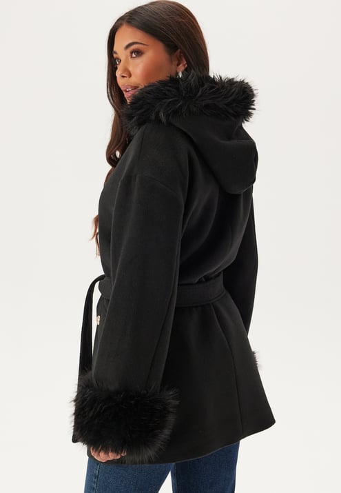 Chiara Forthi Hooded Wool Blend Coat