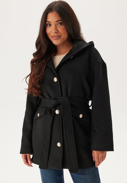 Chiara Forthi Hooded Wool Blend Coat