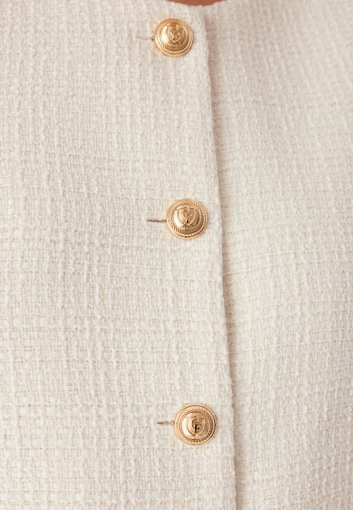 Chiara Forthi Wide Sleeve Bouclé Jacket
